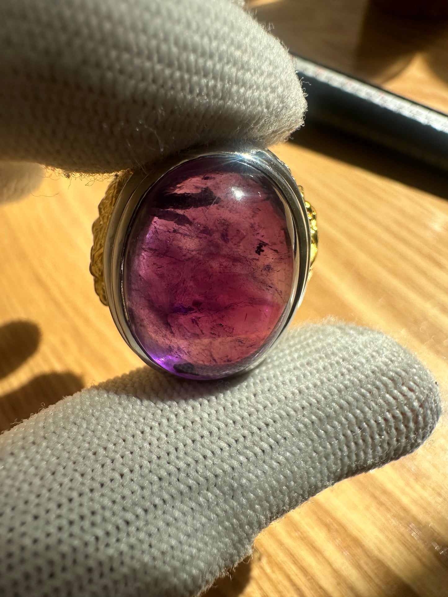 "Elegant 925 Silver Amethyst Ring – February Birthstone Jewelry"