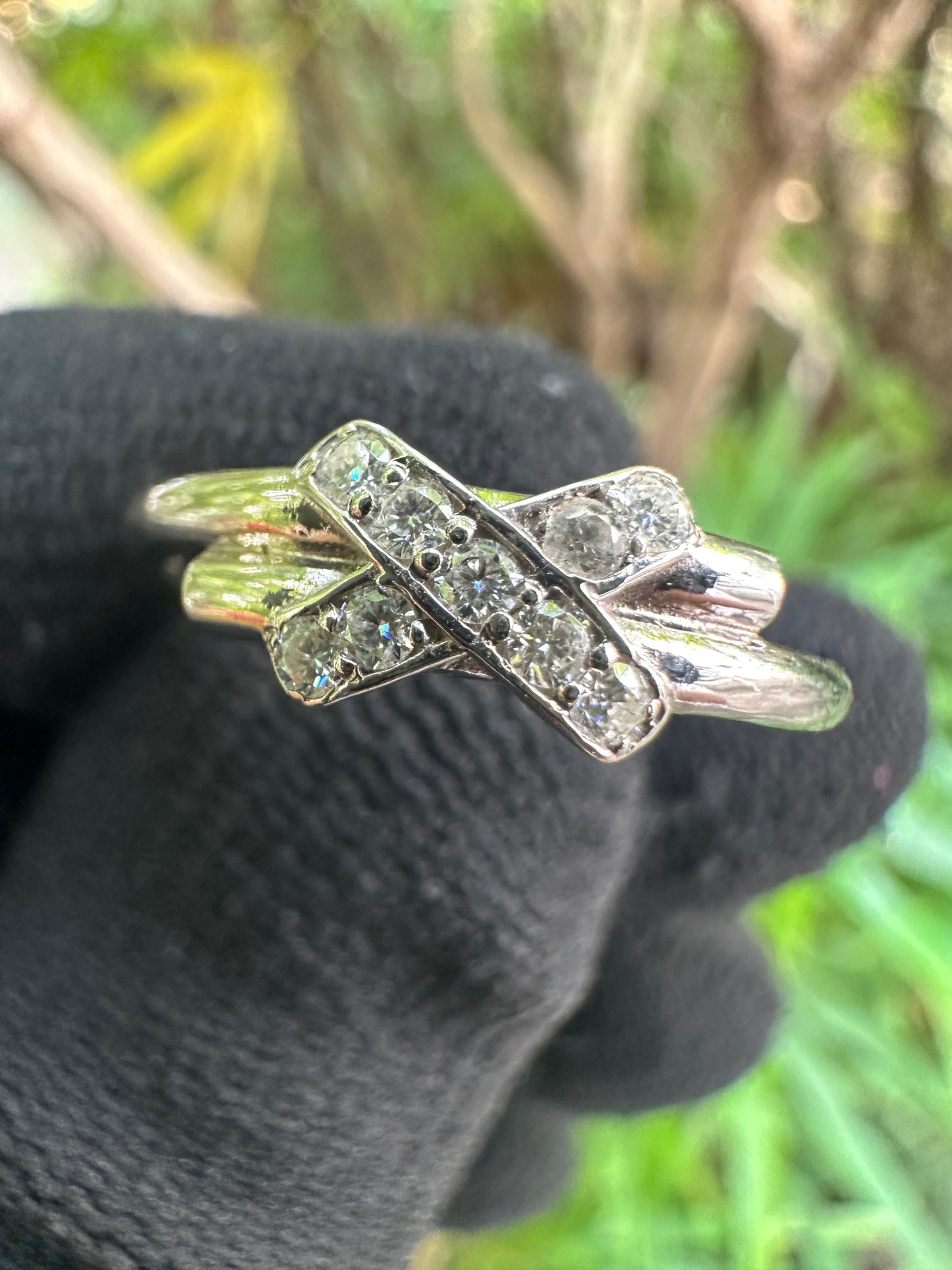 D Color Moissanite Ring for Women S925 Sterling Silver Elegant Engagement & Wedding Ring, White Gold Plated Jewelelry Gift