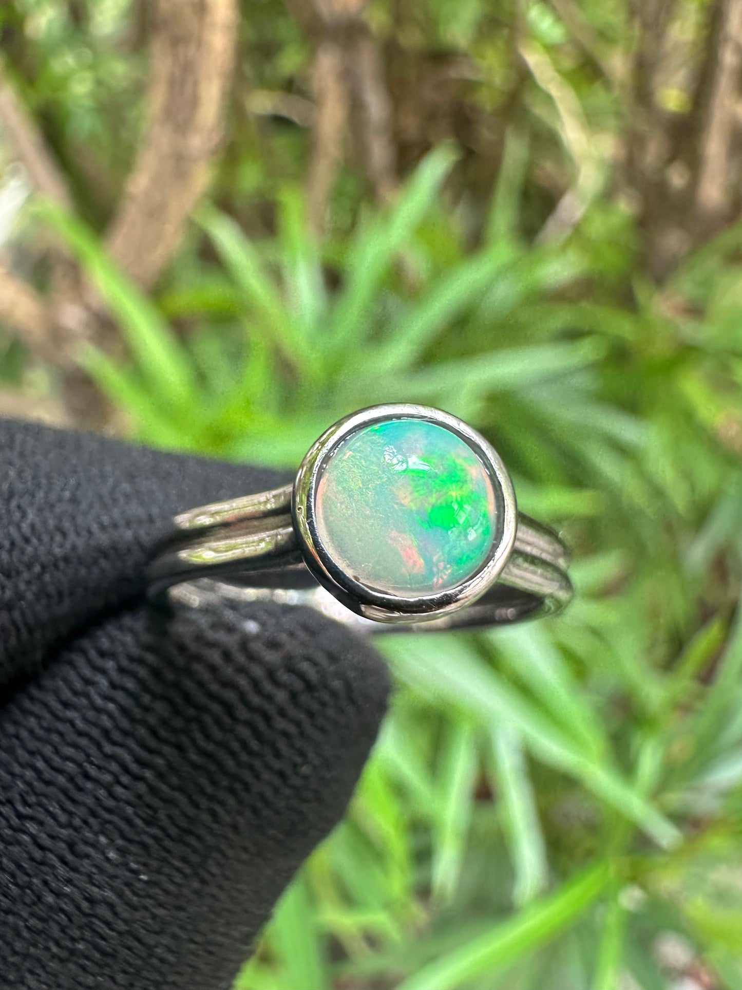 Shop this Ethiopian Opal Ring for Women in S925 silver, white gold plated – October birthstone gift perfect for Valentine’s Day, Mother’s Day & more.