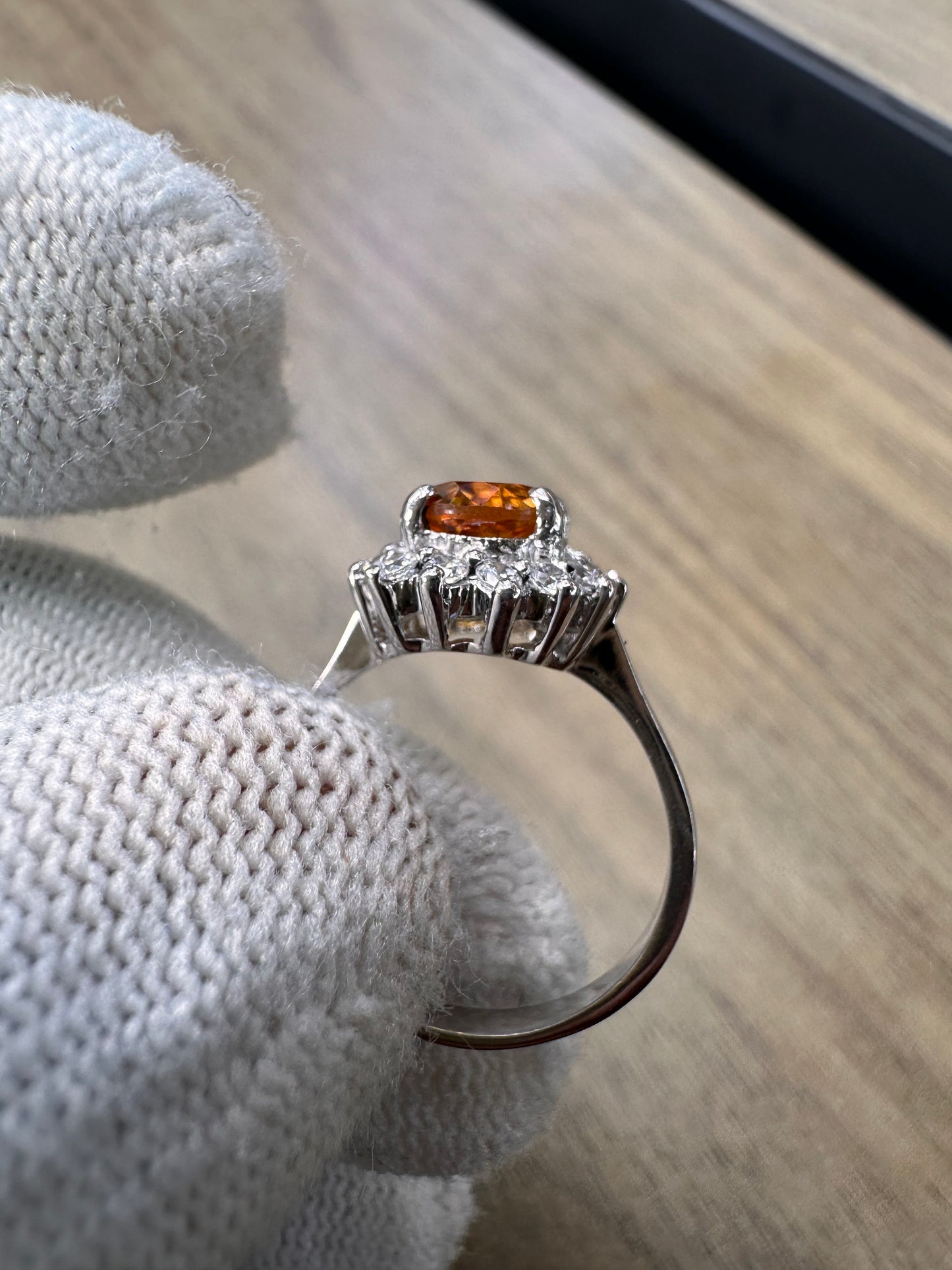 Citrine November Birthstone Ring – Sterling Silver Elegance