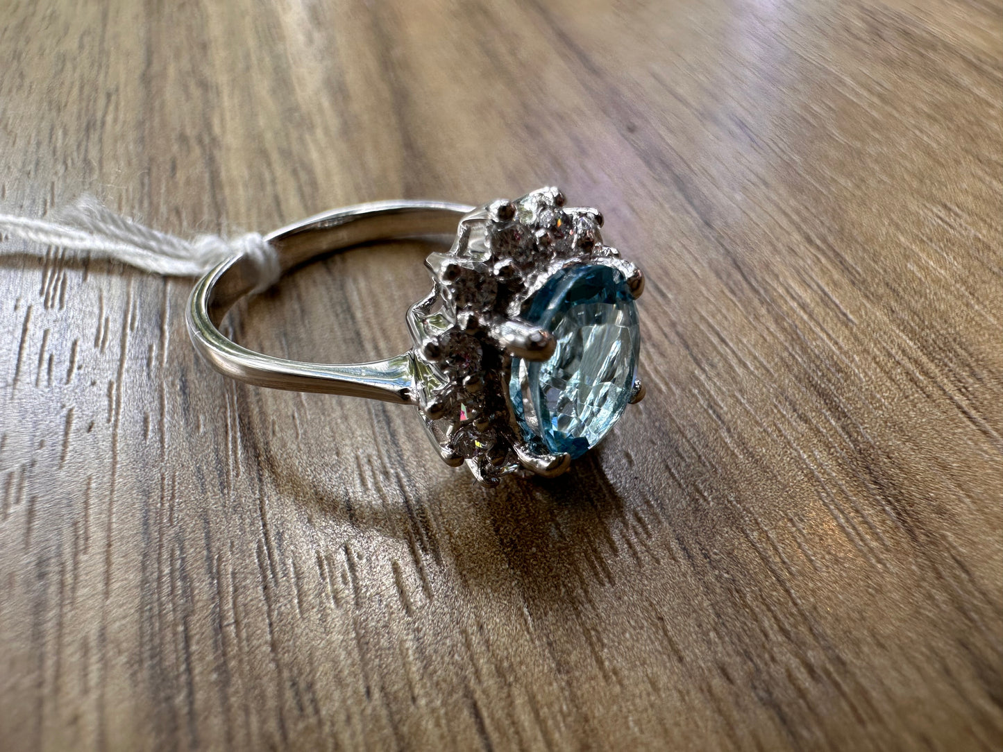 Swiss Blue Topaz November Birthstone Ring in 925 Sterling Silver – Elegant and Timeless