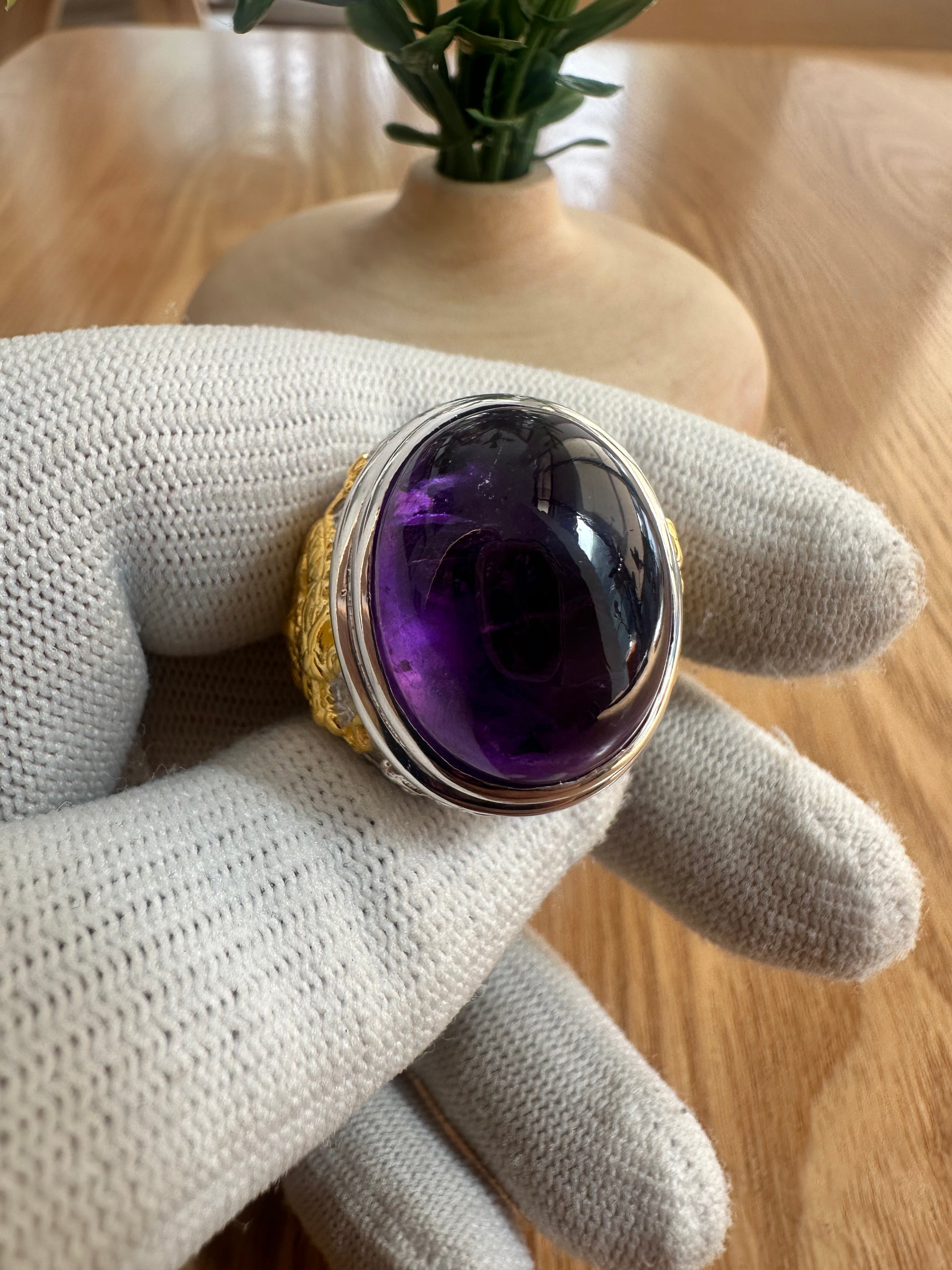 Elegant 925 Silver Amethyst Ring – February Birthstone Jewellery