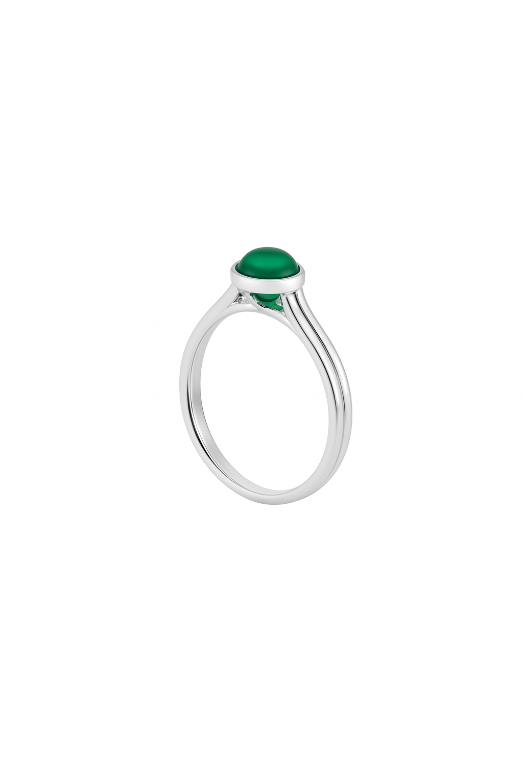 Elegant Minimalist Green Chalcedony Ring in 925 Sterling Silver June Birthstone  Healing Crystal Jewellery for Heart Chakra Balance & Inner Peace  Solitaire Natural Gemstone Fashion Ring, Perfect Gift for Her Birthday, Christmas, Anniversary