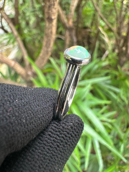 Shop this Ethiopian Opal Ring for Women in S925 silver, white gold plated – October birthstone gift perfect for Valentine’s Day, Mother’s Day & more.