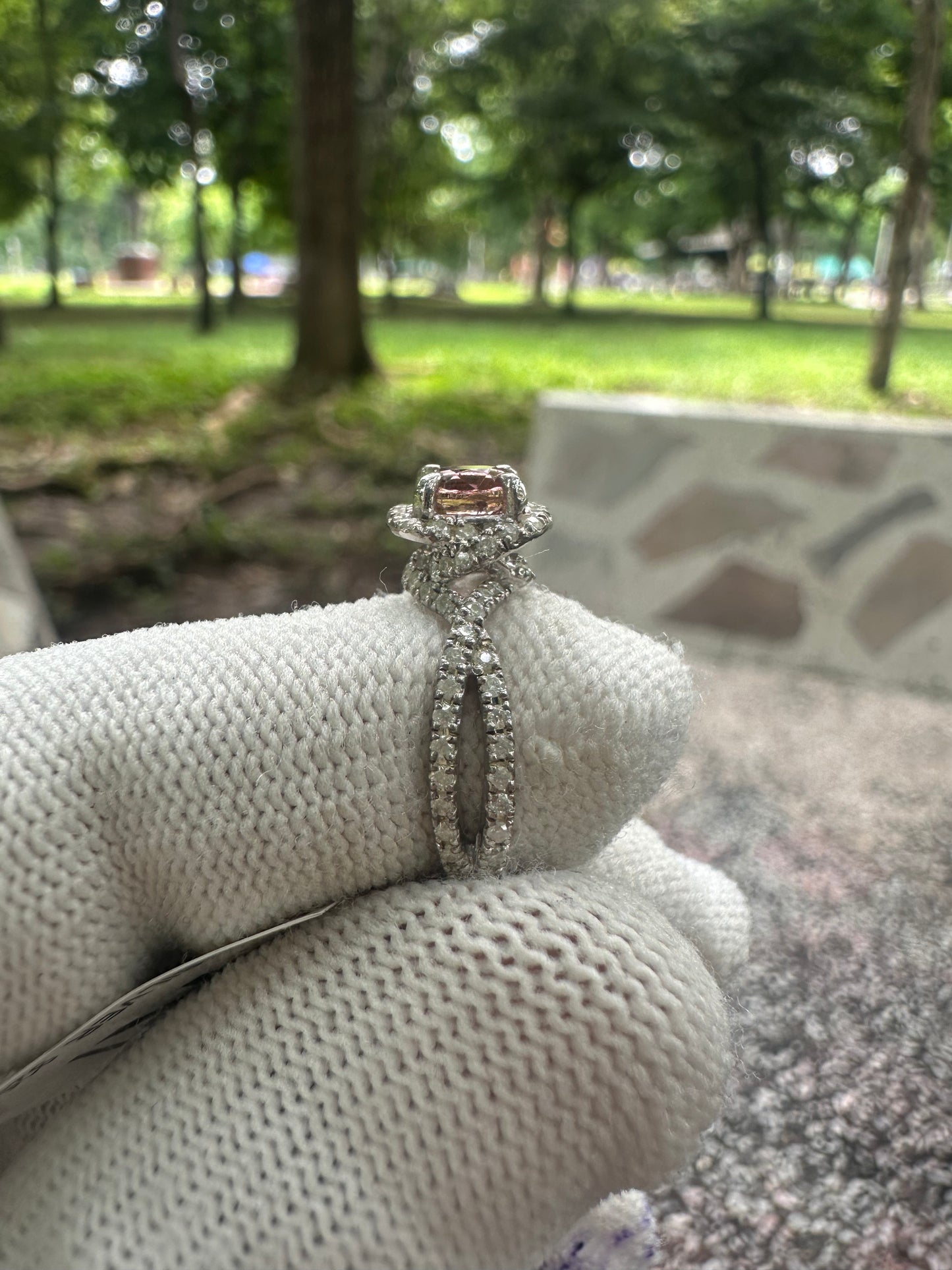 925 Silver Moissanite Ring for Anniversaries and Gifts