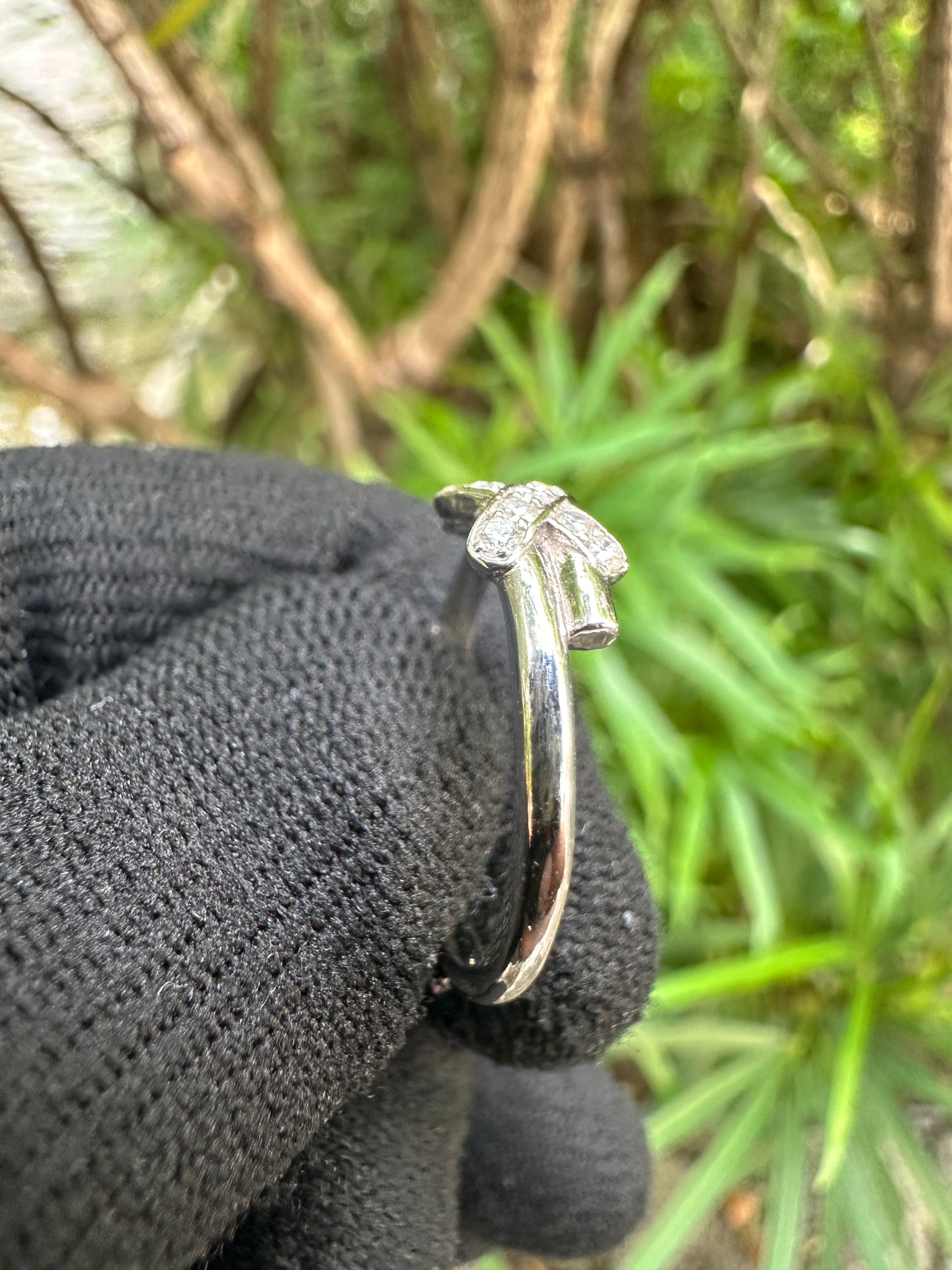 D Color Moissanite Ring for Women S925 Sterling Silver – Elegant Engagement & Wedding Ring, White Gold Plated Jewelry Gift