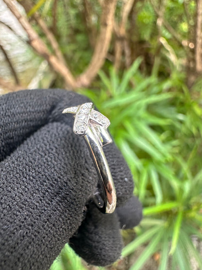 D Color Moissanite Ring for Women S925 Sterling Silver – Elegant Engagement & Wedding Ring, White Gold Plated Jewelry Gift