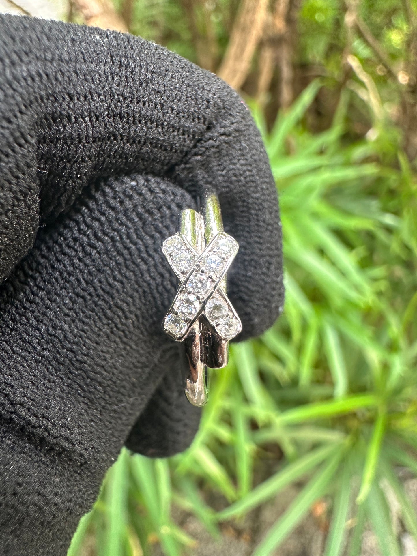 D Color Moissanite Ring for Women S925 Sterling Silver – Elegant Engagement & Wedding Ring, White Gold Plated Jewelry Gift