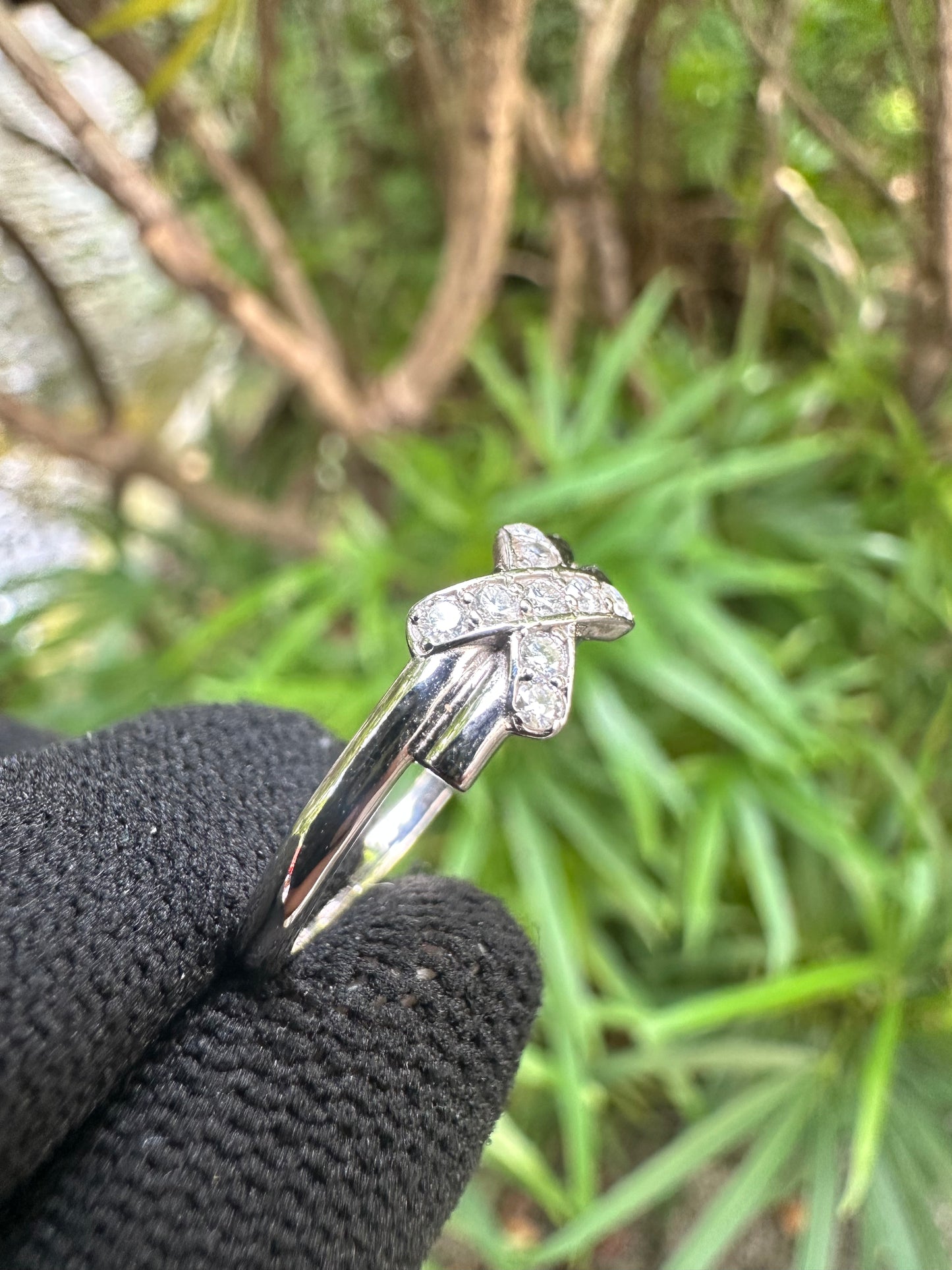 D Color Moissanite Ring for Women S925 Sterling Silver – Elegant Engagement & Wedding Ring, White Gold Plated Jewelry Gift