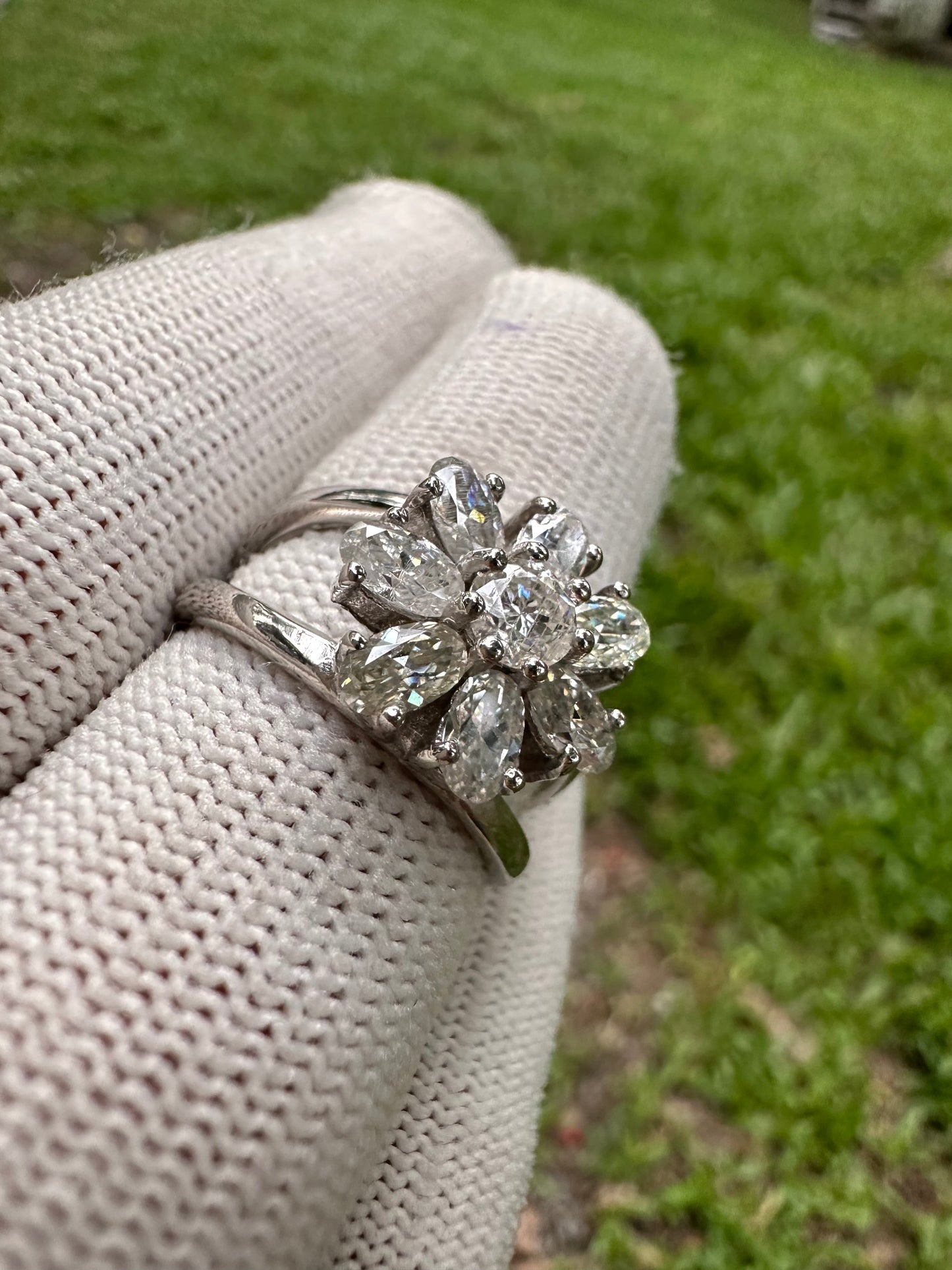 Timeless Moissanite Ring in 925 Silver Setting