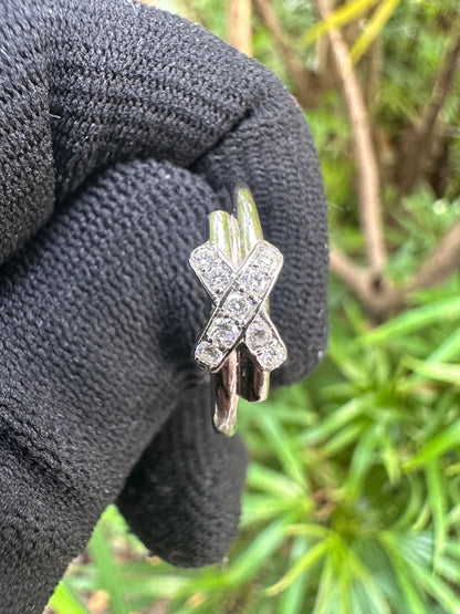 D Color Moissanite Ring for Women S925 Sterling Silver  Elegant Engagement & Wedding Ring, White Gold Plated Jewelelry Gift