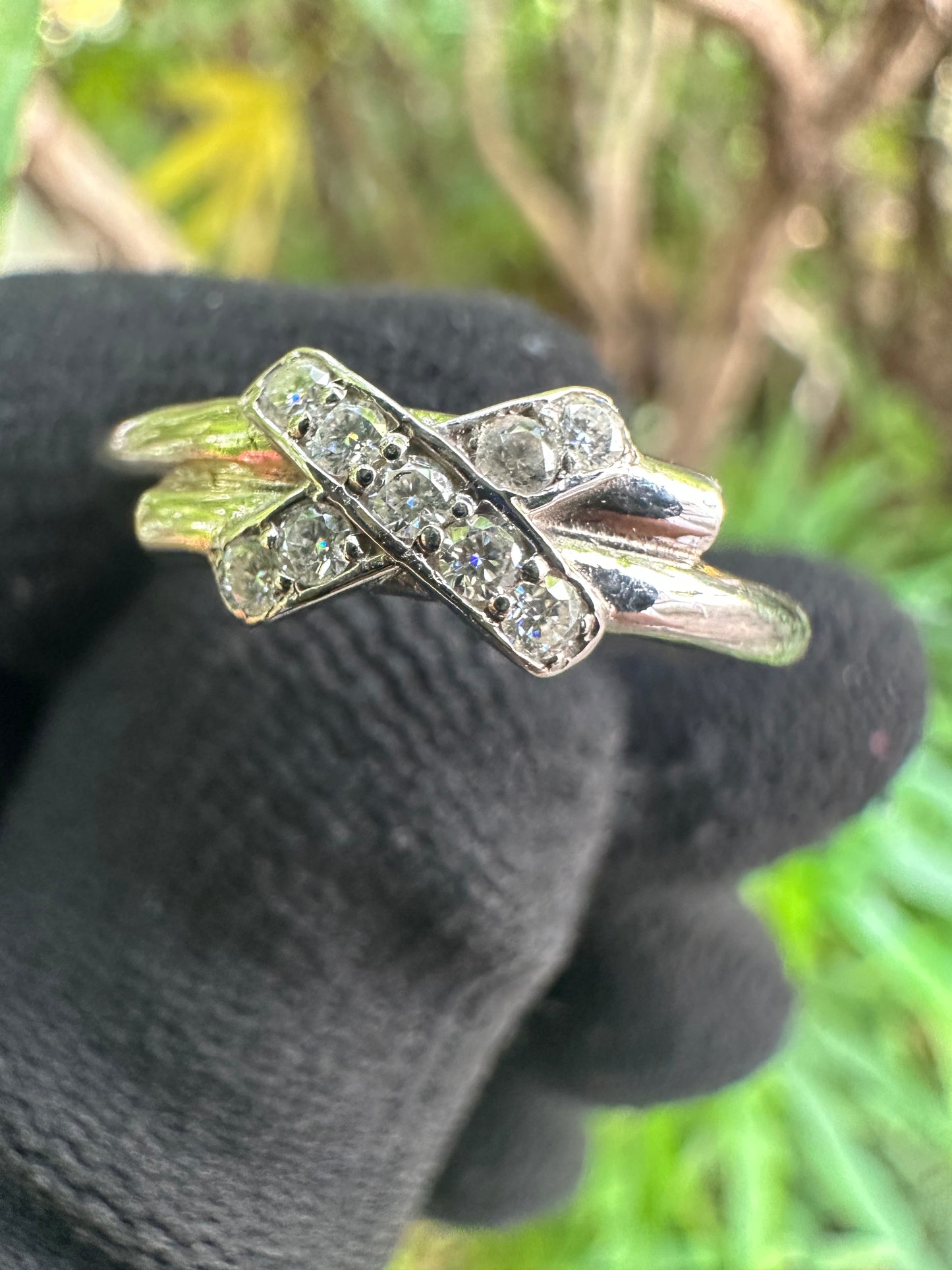 D Color Moissanite Ring for Women S925 Sterling Silver  Elegant Engagement & Wedding Ring, White Gold Plated Jewelelry Gift